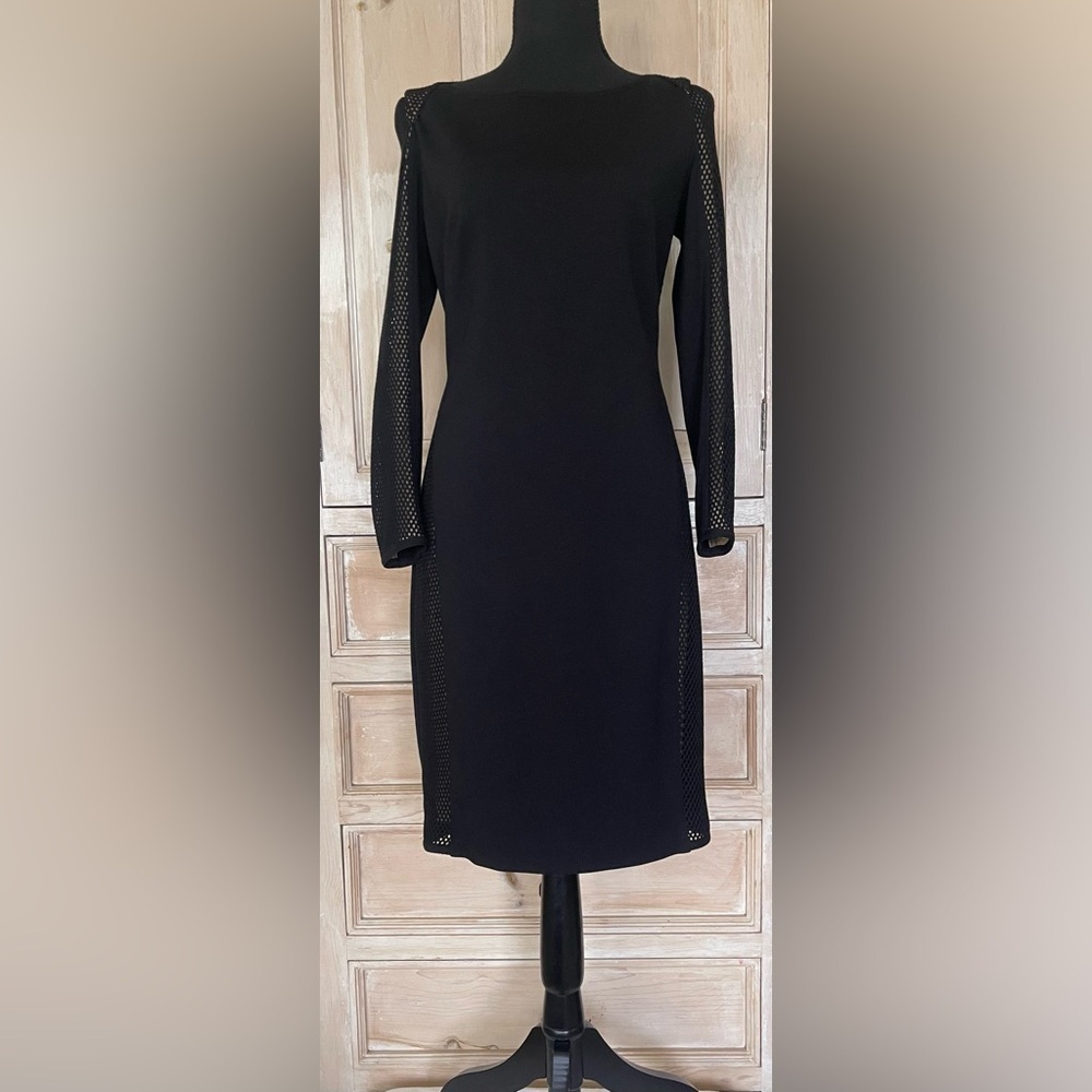 Emilio Pucci Black Sheath Dress Size 10